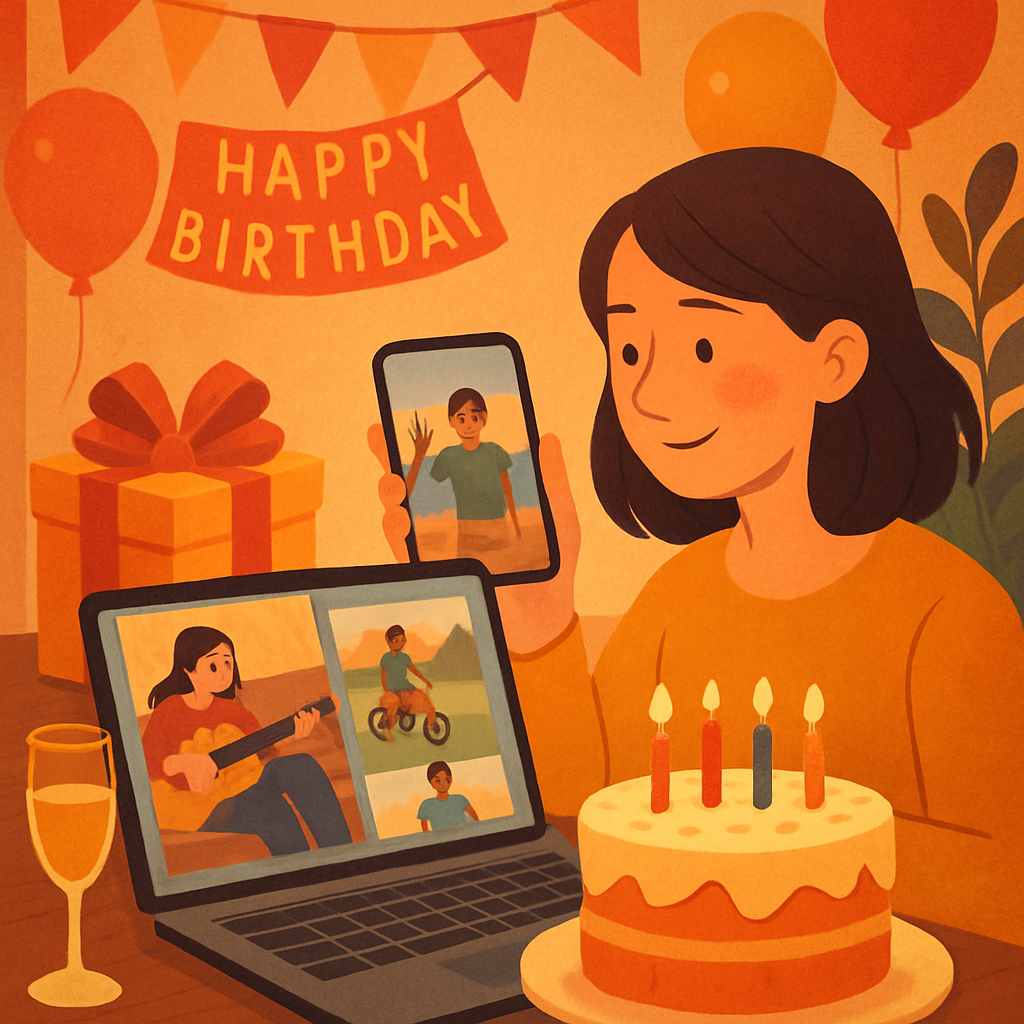 Photo Ideas to Include in a Digital Birthday Card