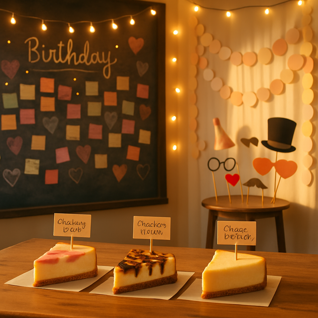 July 30 Birthday Planning: Friendship and Cheesecake Celebration Ideas